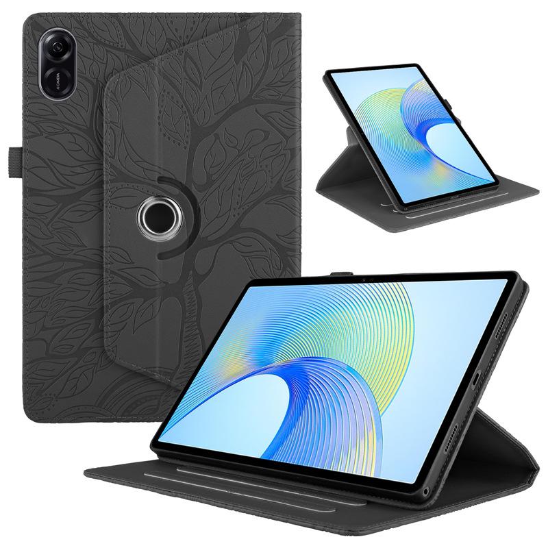 Tree of Life Embossed Rotating Stand Case for Honor Pad X9/X8A