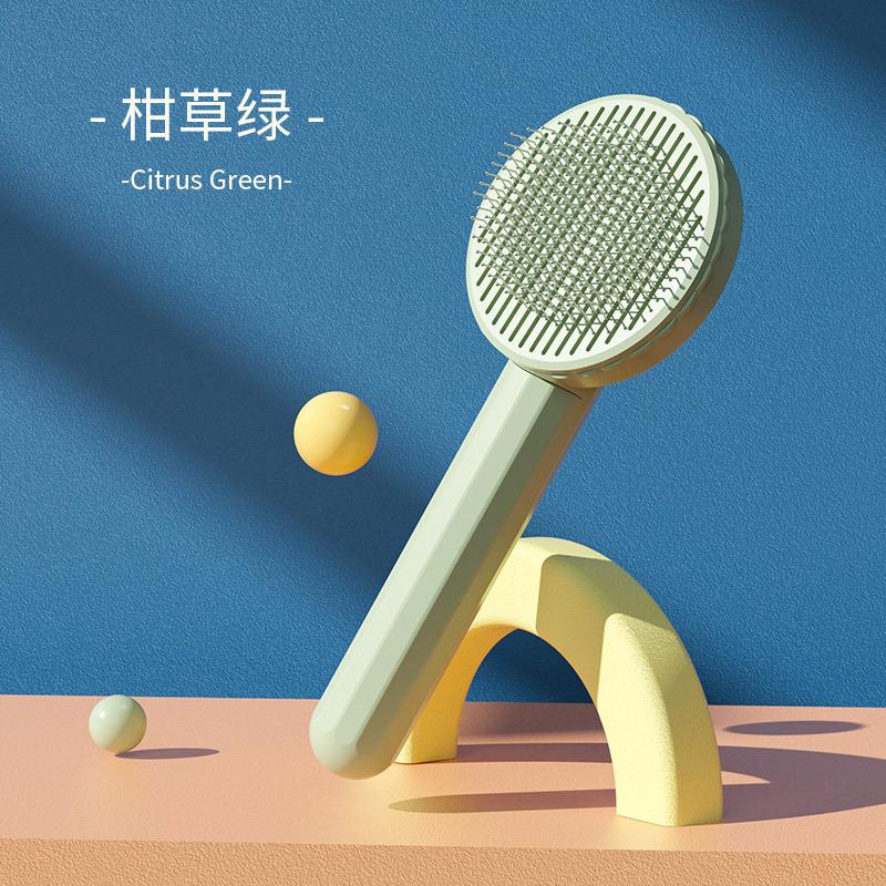 Pet Hair Removal Brush Floating Messy Hair Cleaning Dog Cat Lint Removal Comb Puppy Kitten Massage Grooming Supplies