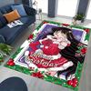 1pc Merry Christmas! Usagi Tsukino Sailor Moon Anime Cartoon Design Office Chair Mat, Non-Slip Carpet for Home Decor, Suitable for All Seasons.O029