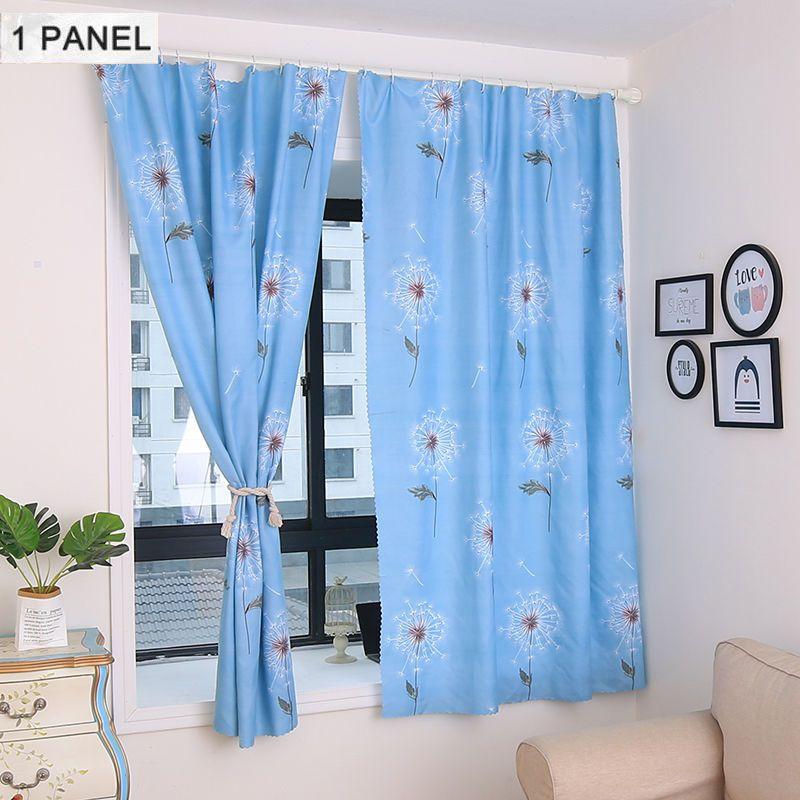 Luxurious Blackout Panel Curtain Colorful Cartoon Pattern For Living Room Decor