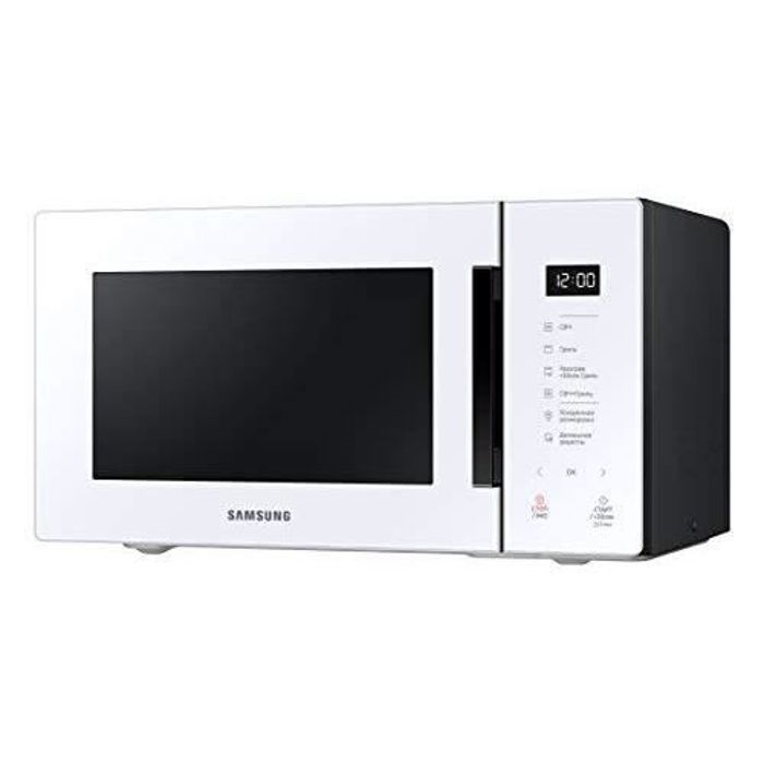 Four micro-ondes - Samsung - MG23T5018AW - 23 L - 1100 W - Cuisson automatique et home Dessert