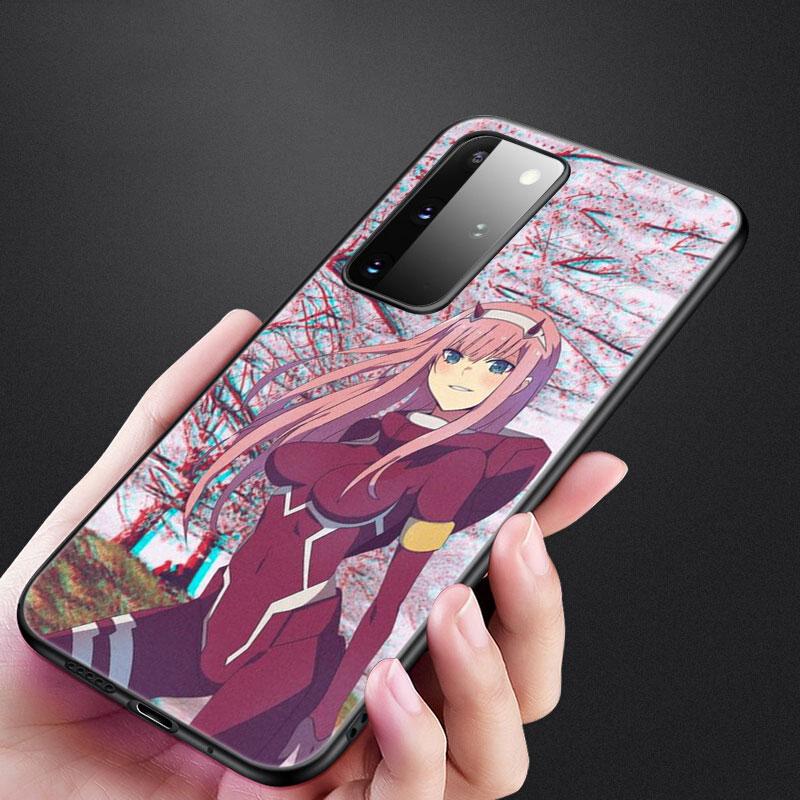 Zero Two Darling in the FranXX Anime-Hülle für Samsung Galaxy S20 S21 FE S10 Lite Note 20 10 Lite S8 S9 S10E S10 Plus Ultra Cover