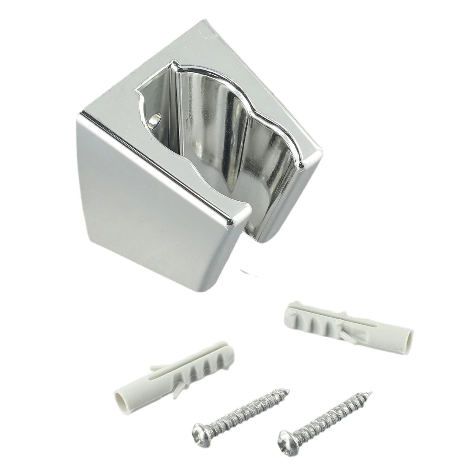 Adjustable Bathroom Shower Handset Holder Head Chrome Wall Mount Bracket Silver Shower Bracket, Small Shower Bracket New