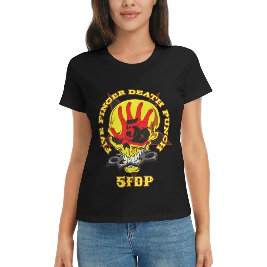 

Agrination Women s T-Shirts Five Finger Death Punch T Shirt Summer Casual Short Crew Short Sleeve Tops Tee(5) XXXXXL різнокольоровий
