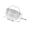 4Pcs Stainless Steel Tea Infuser Mesh Strainers Reusable Loose Leaf Tea Filters Home Office Travel Use