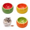 Chinchillas Food Bowl for Small Animals Ceramic Water Bowl for Hamsters Dry Food Dish Bowl Pet Feeding Watering Supplies