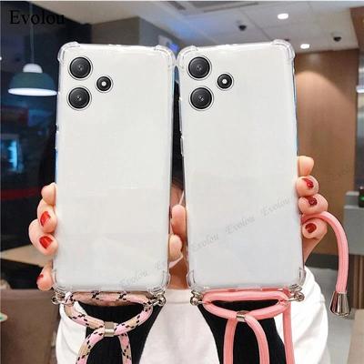 Crossbody Lanyard Hülle Für Tecno Spark 20 Pro Plus 20C 10 9T 8P 7P Transparente Stoßfeste Weiche Silikonhülle Für Spark GO 2024