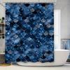 Blue Sky Grassland Tree Shower Curtain Printed Fabric Bath Shower Curtain Decorative Waterproof Bathroom Accessories Set for Hom