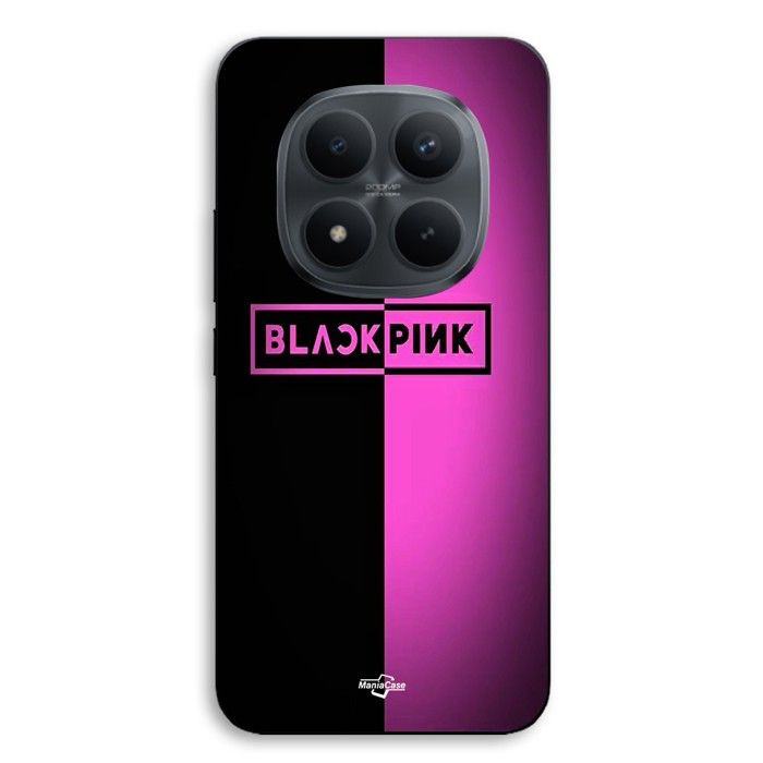 Coque de téléphone - MANIACASE - Xiaomi Redmi Note 15 Pro Plus 5G - silicone TPU - Blackpink - noir et rose