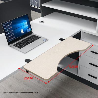 Shixun Curved Oak Punch-Free Desktop Extension Board