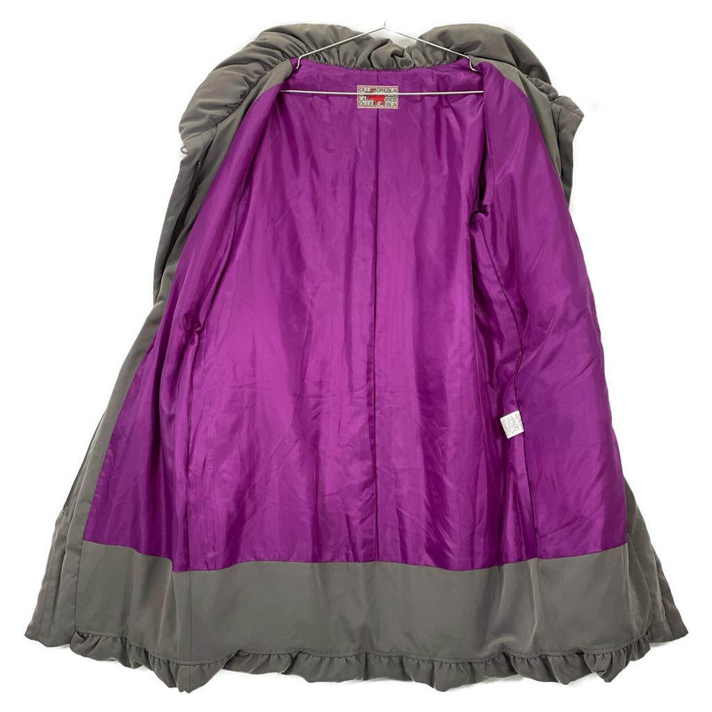 OLLEBOREBLA Khaki Pig Down Coat Coat Not Written grayUsed