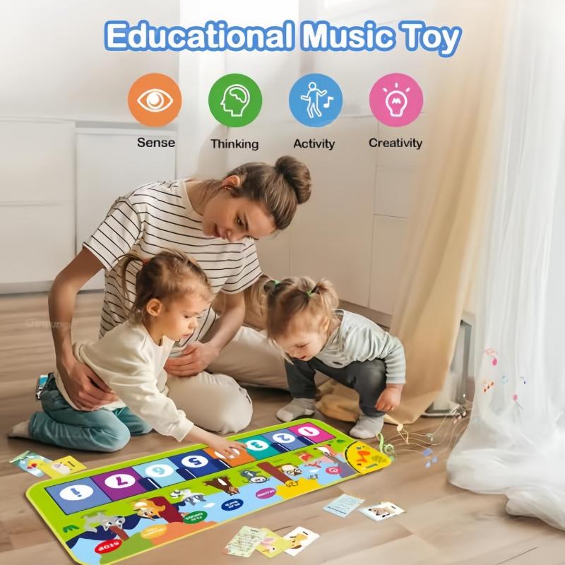 Children's floor piano dancing mat 30*85cm music piano pad instrument enlightenment toy for boys and girls as a gift