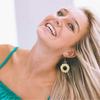 European American Sunflower Earrings Personality Versatile Exaggerated Small Fresh Earrings
