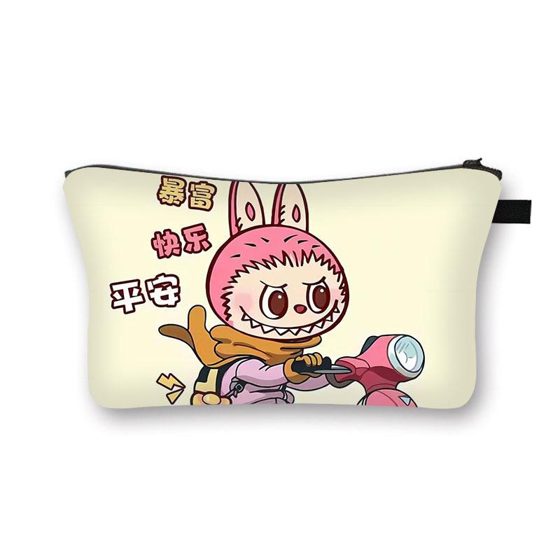 Cosmetic Bag for Girls, Large Capacity, Cute Storage, Toilet Bag, Portable Clutch Bag.