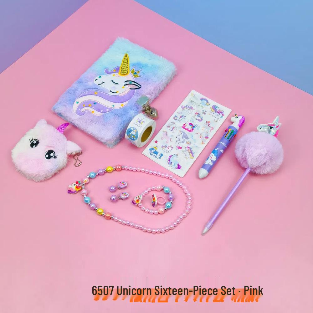

Unicorn Pony Souvenir Stationery Set: 16 Exquisite Pieces