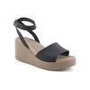 Crocs Brooklyn One Strap Wedge Sandals Women Sandals Black 209406-07H