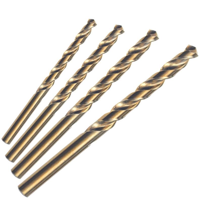 Professional M35 Twists Drill Bit Set 3-14mm Diameter Cobalt Speed Steel for Stainless Steel and Metal Drilling