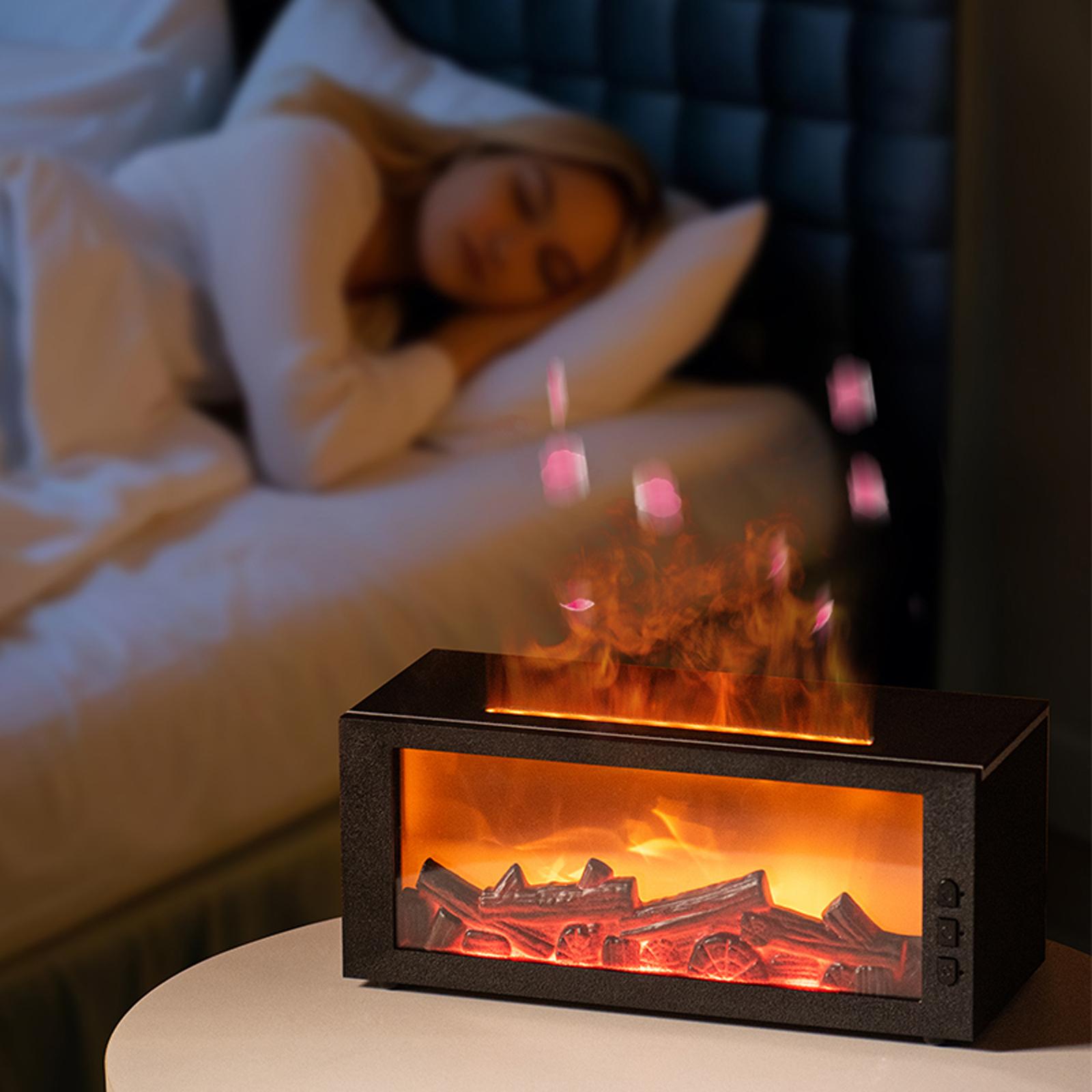 

Fireplace Flame Air Diffuser Humidifier 7 Colors Essential Oil Diffuser Aromatherapy Diffuser for Bedroom Living Room Office China Mainland