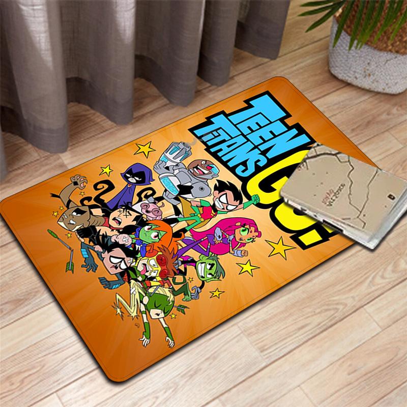 Teen Titans Rug Floor Mat for Living Room or Bedroom Soft and Comfortable Carpet a Gift for Birthday and Holiday.