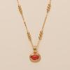 Multi-Layer Stacked Gem Necklace Light Luxury Commuter Necklace Natural Stone Bead Chain