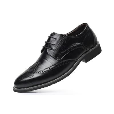Modne Modne Męskie Oxfordy z Dziurkowaniem Skórzane Brogsy Męskie Buty Eleganckie Klasyczne Biznesowe Formalne Buty dla Mężczyzn Zapatillas Hombre