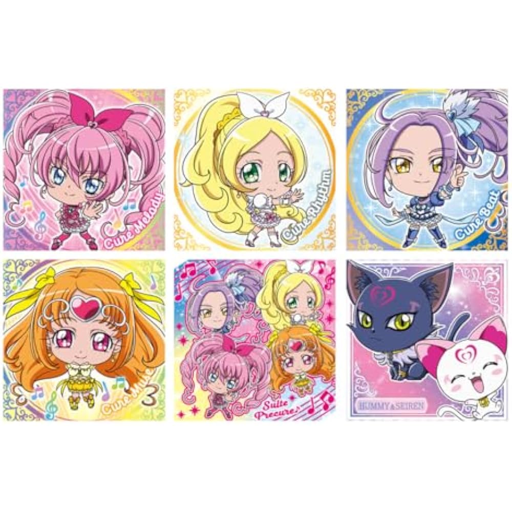 Bandai (BANDAI) Nifurumeshon Pretty Cure All Stars Seal Wafers 3 Wafers (baked goods) Shokugi [BO...