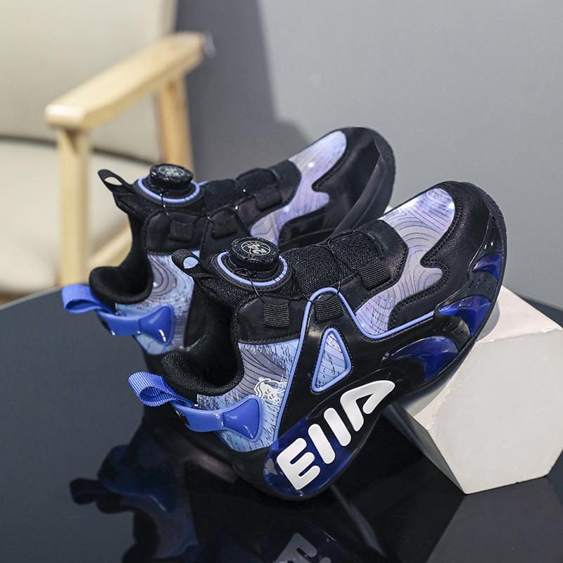 

Autumn and winter new children s sports shoes leather surface waterproof children s knob two cotton velvet cotton shoes men and women middle scho 39