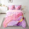 Bedding Set Ombre Marble Textured Royal Pink Marble Abstract