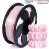 1 kg Hedvábné Duhové Pla Filament 1,75 mm Lesklý Vícebarevný Filament pro 3D Tiskárnu Rychlá Změna Barvy +/-0,03 mm 1 kg Cívka