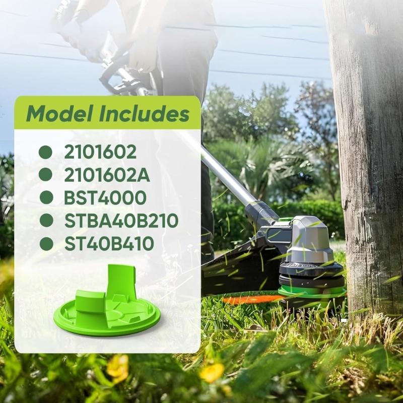 Pack Of 4 Heavy Duty Trimmer Coil Housing Replacement Quick Snap Design Weather Resistant Protection Trimmers Cover Cap