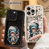 Phone Case: 2D Flat Design, Suitable for iPhone 18 17 16 15 14 13 Pro Protective Case, Astronaut Boy, Perfect Christmas and Halloween Holiday Gift