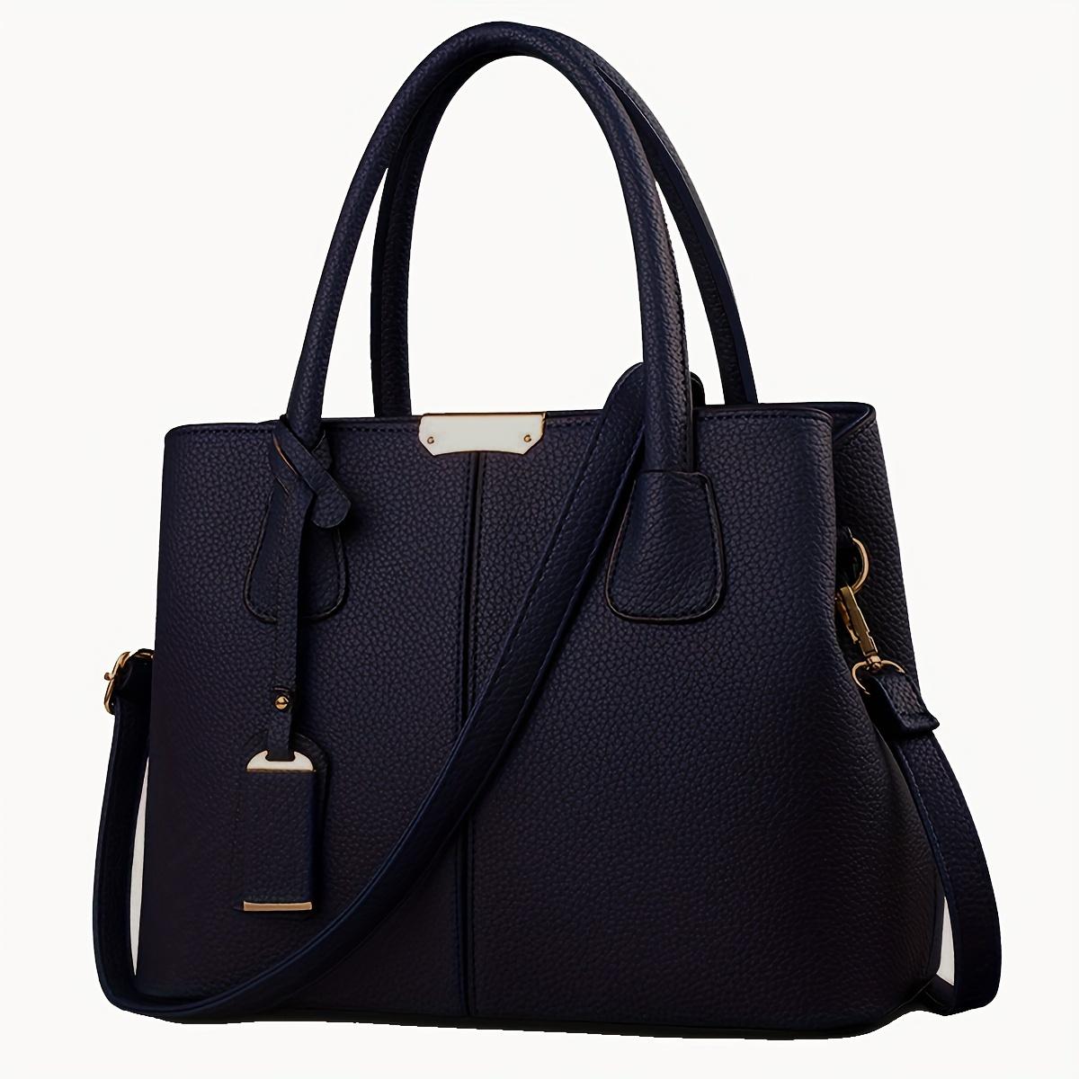 

2026 new European and American foreign trade women bag lychee pattern fashi handbag shoulder bag oblique span bag M