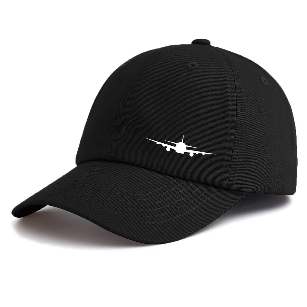 pc Airplane Print Baseball Cap for AdultsMinimalist Retro Style Casual Soft Adjustable Dad HatPerfect As Gift