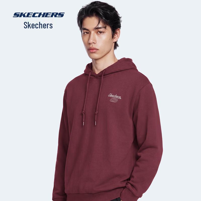 Skechers Unisex Fleece-Lined Hooded Pullover Sweatshirt