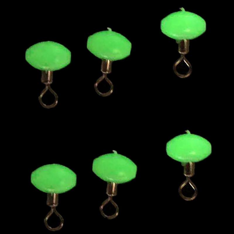 20Pcs/Bag Cross-Line Swivels & Bead T Shape Pulley Slide Rig Connector Fishing