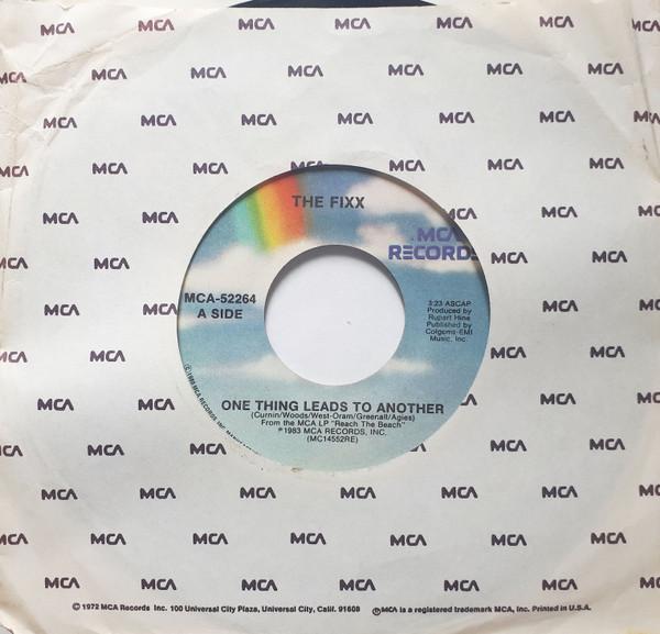 7-дюймовая пластинка FIXX One Thing Leads To Another MCA52264 MCA Records 1983 Канада Поп Б/у