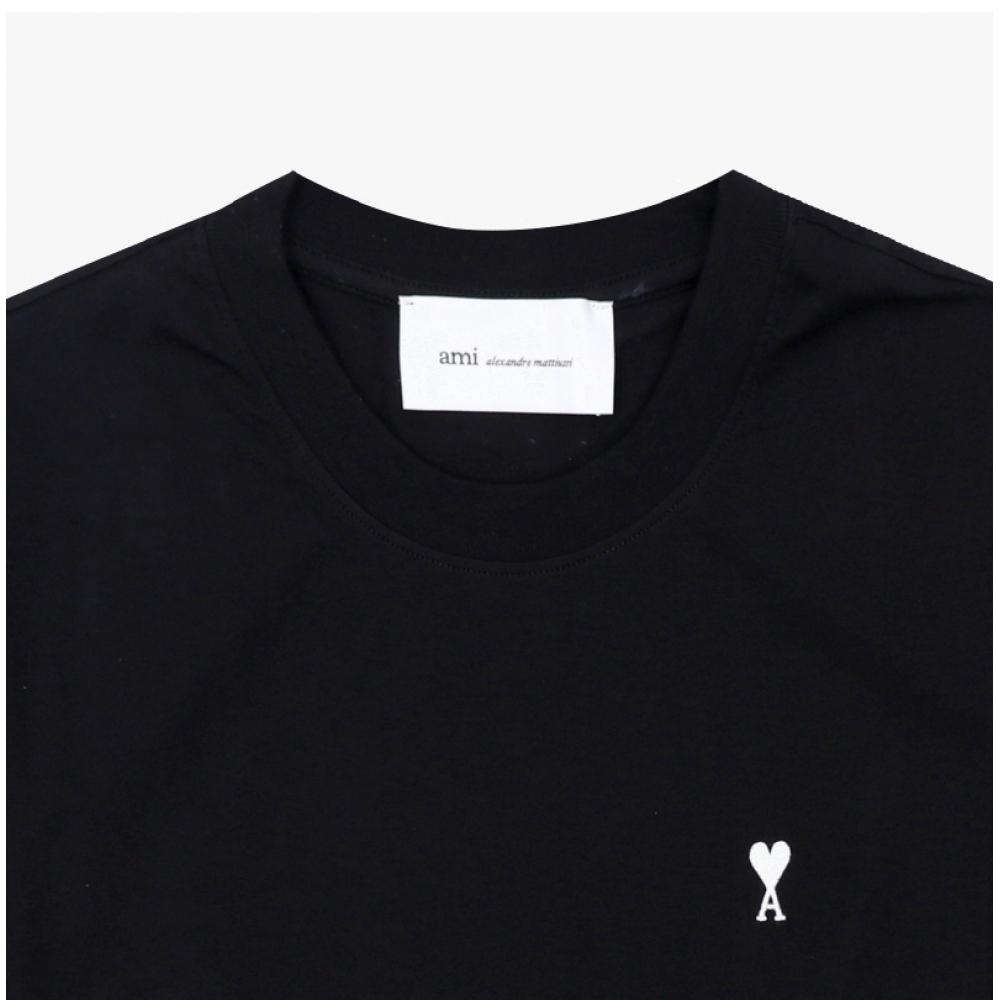 Ami Herren S Kurzarm T-Shirt Kleines Herz Logo hTS346 724 045