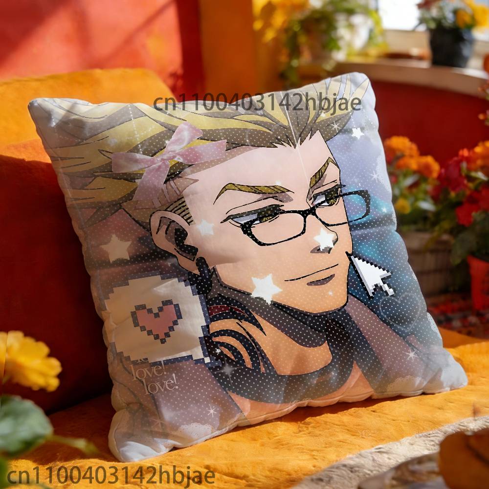 Enjin G-Gachiakuta Pillow Case For Sofa Decor Car Office Room Printing Cushion Cover Decorations and Protector