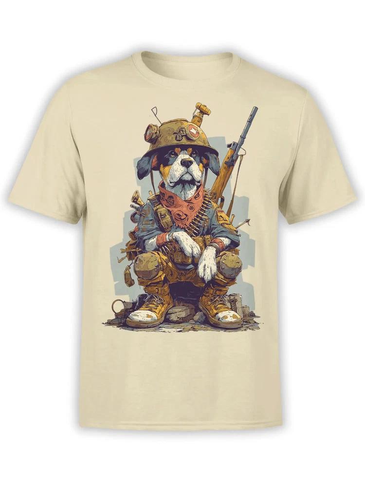 Battle Pup Dog Tshirt Unisex S