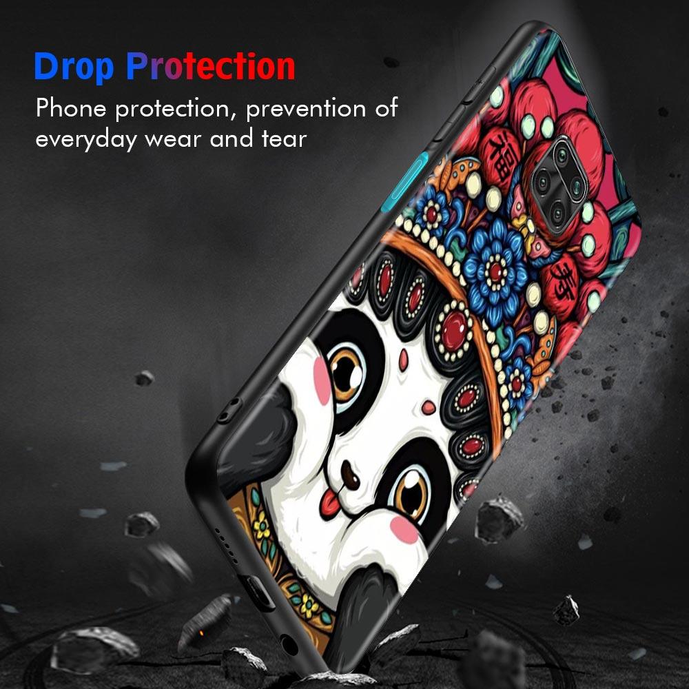 Case For Xiaomi Redmi Note 11 10 9 8 7 Pro Max 9t 8t 9s Cover For Redmi 10 9 8 9c 9a 8a 7a Funny Animal Panda Tiger Art