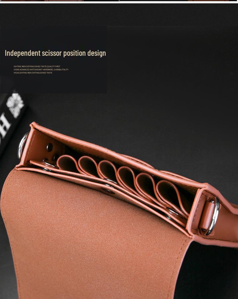 Large Capacity Hairdressing Scissors and Tool Bag - Crossbody and Waist Design for Pet Groomers and Hairstylists