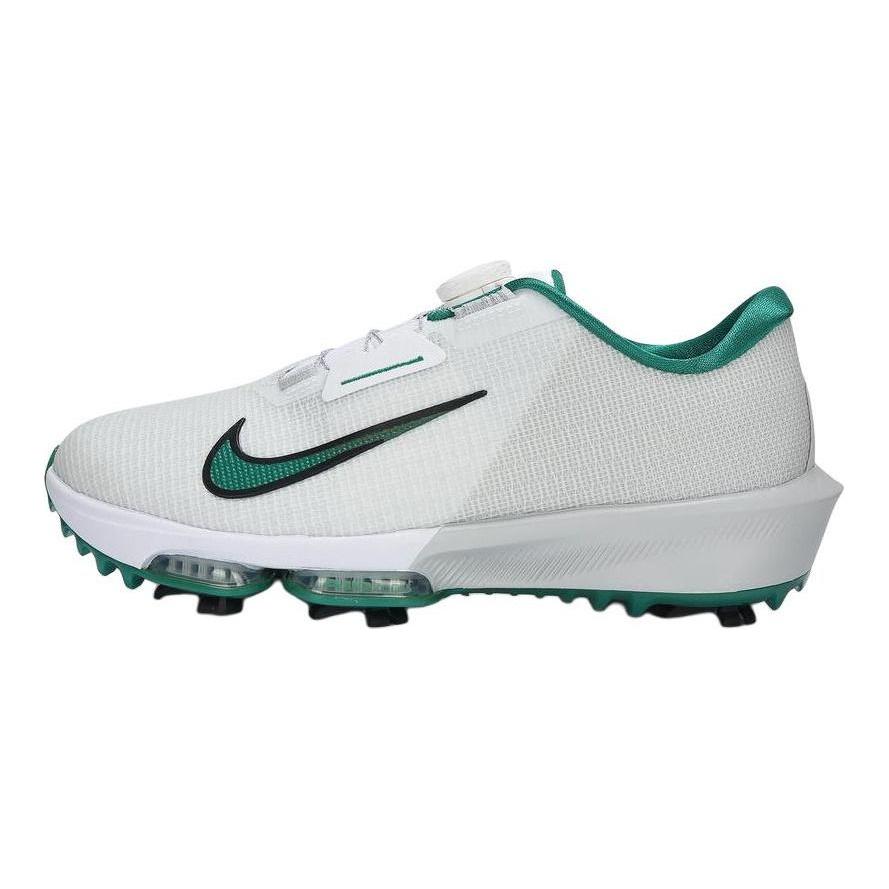Nike Infinity Tour BOA 2 Soft And Comfortable Slip Resistant Abrasion Resistant Low Top Golf Shoes Men's Gray White HQ2160-100