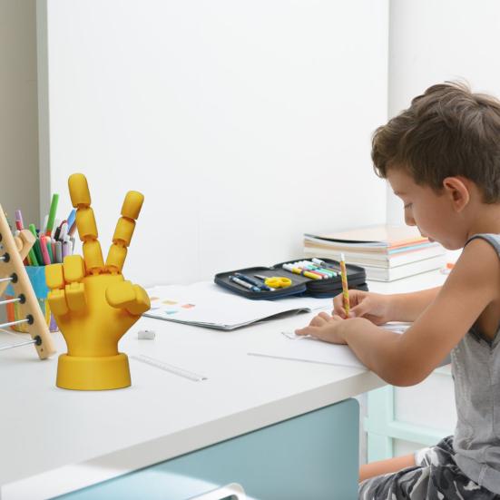 Articulated Hand Model Artist Drawing Manikin Hand Mannequin with Flexible Fingers Hand Ornament for Desktop Decor Stress Relief