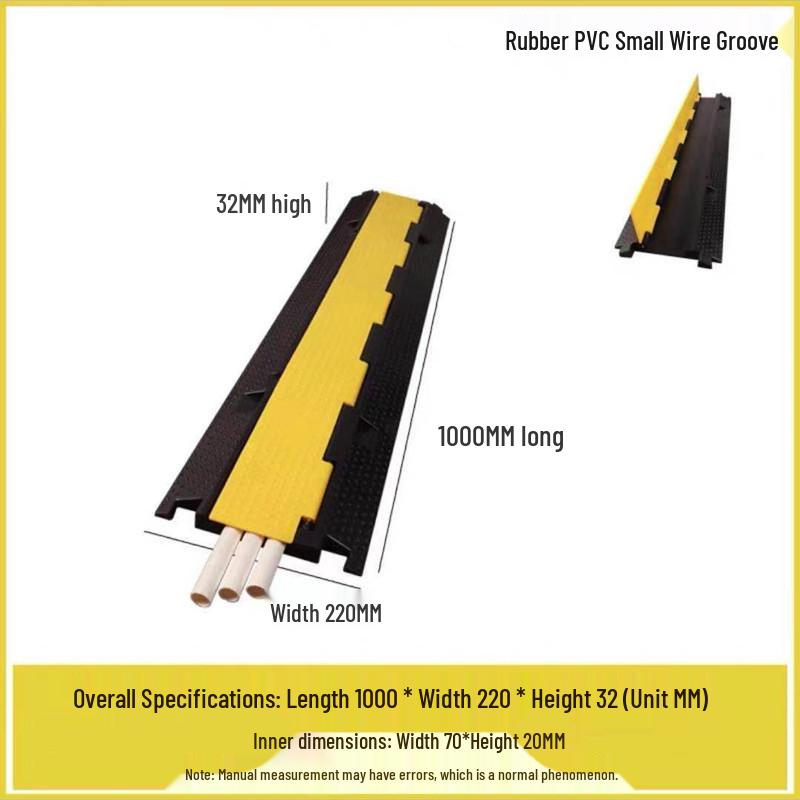 Indoor/Outdoor Cable Protection Rubber Trunking Speed Bump