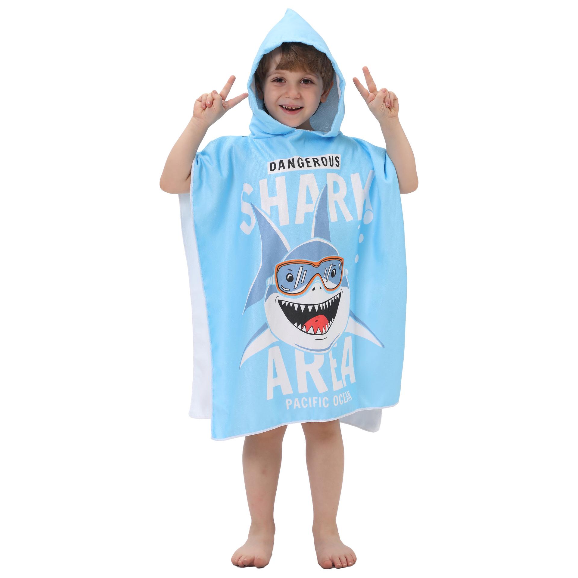 Ultra Fine Fiber Children s Bath Towel Printed Large Bathrobe for Baby Beach Swimming, Portable Absorbent Beach Towel 60*60cm