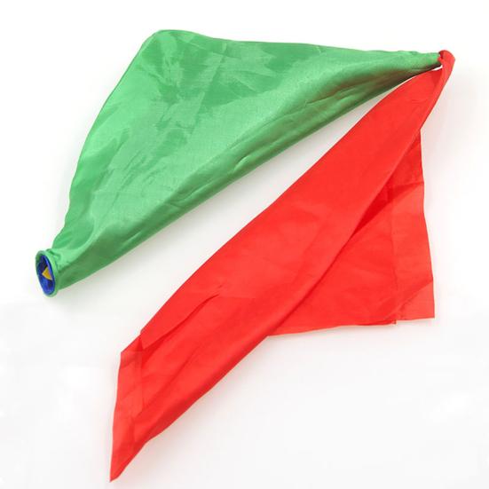 Silk Scarf Smooth Surface Exquisite Cloth Simple Operation Magical Scarf for Street