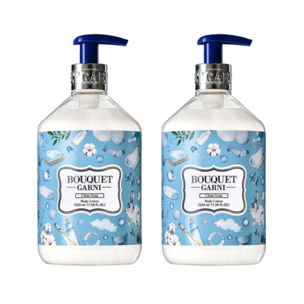 Bouquet Garni Clean Soap Body Lotion 520ml*1Pc/2Pcs