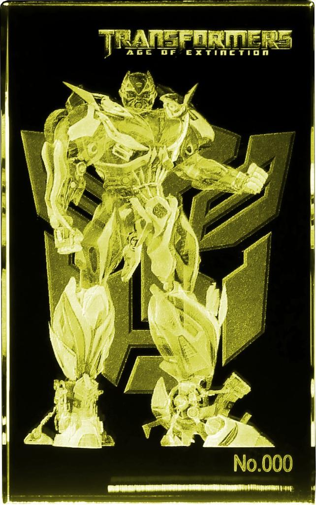 Transformers Bumblebee Premium Crystal Serial (with Number)