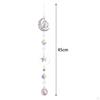 Crystal Hanging Prisms Pendant with Chain Home Decoration Premium Materials Versatile Use up