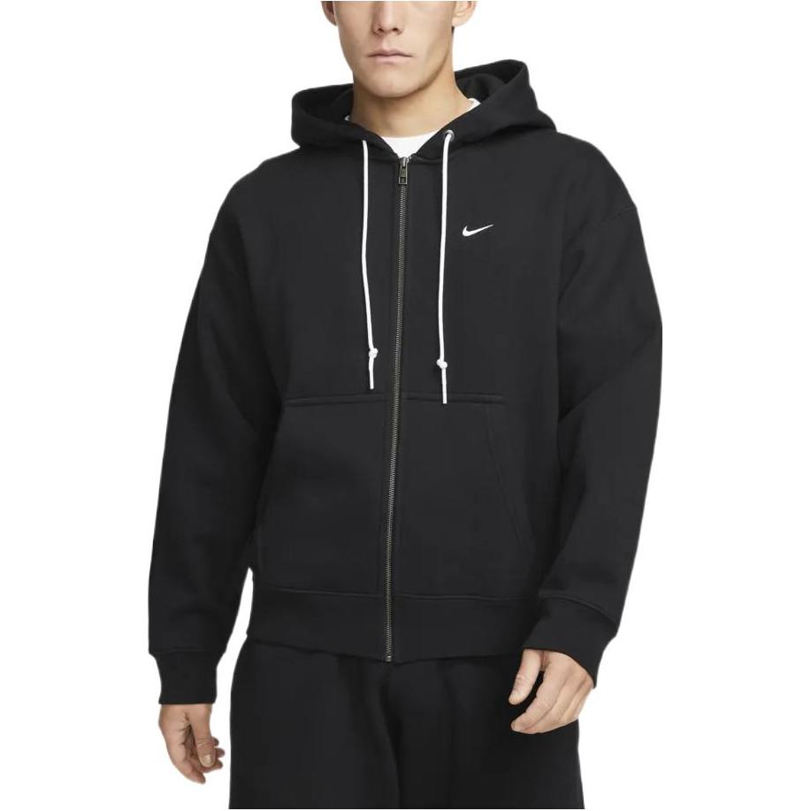 Nike Solo Swoosh Zip Up Drawstring Hoodie DR0404-010